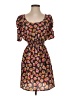 Soprano 100% Polyester Paisley Black Casual Dress Size S - photo 1