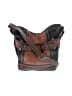 BOC 100% Vinyl Color Block Brown Crossbody Bag One size - photo 1