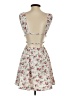Shein 100% Polyester Floral White Cocktail Dress Size S - photo 2