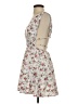 Shein 100% Polyester Floral White Cocktail Dress Size S - photo 5