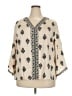 Assorted Brands Tan 3/4 Sleeve Blouse Size XXL - photo 1