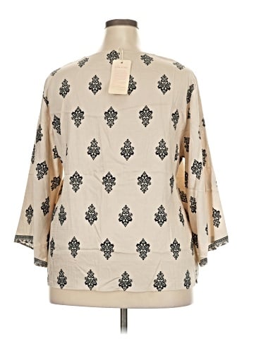 Assorted Brands 3/4 Sleeve Blouse (view 2)