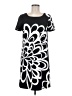 AB Studio Graphic Black Casual Dress Size 6 - photo 1
