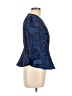 Y.A.S 100% Polyester Blue 3/4 Sleeve Blouse Size L - photo 4