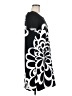 AB Studio Graphic Black Casual Dress Size 6 - photo 4