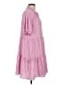 CeCe Polka Dots Pink Casual Dress Size L - photo 4