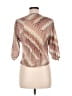American Rag Cie 100% Polyester Tan 3/4 Sleeve Blouse Size M - photo 2