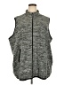 Woman Within 100% Polyester Gray Sweater Vest Size 26 (2X) - photo 1