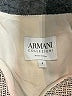Armani Collezioni 100% Polyester Tweed Ivory Blazer Size 4 - photo 6