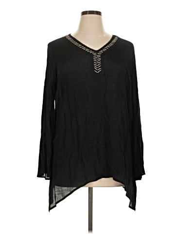 St. John's Bay Long Sleeve Blouse (view 1)