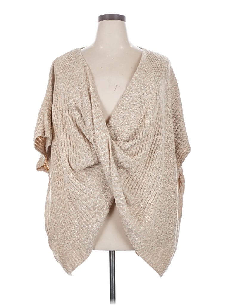 Pre-owned By Anthropologie Cardigan Sweater In Tan