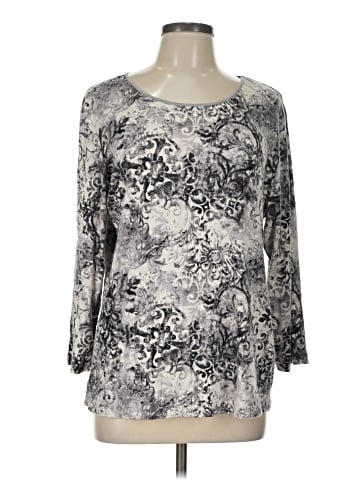 JM Collection 3/4 Sleeve T-Shirt (view 1)