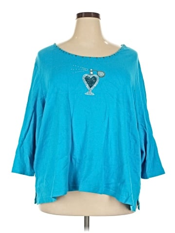Quacker Factory 3/4 Sleeve Top (view 1)