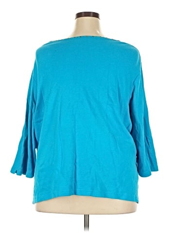 Quacker Factory 3/4 Sleeve Top (view 2)