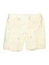 Talbots Outlet Print Yellow Shorts Size 18 - photo 1