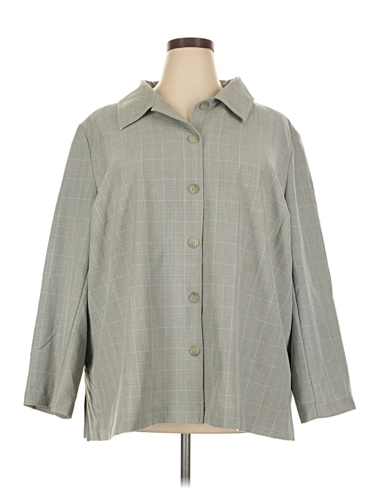 Pre-owned Just My Size Jacket In Gray