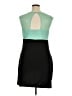 En Focus Studio Color Block Green Cocktail Dress Size 16 - photo 2