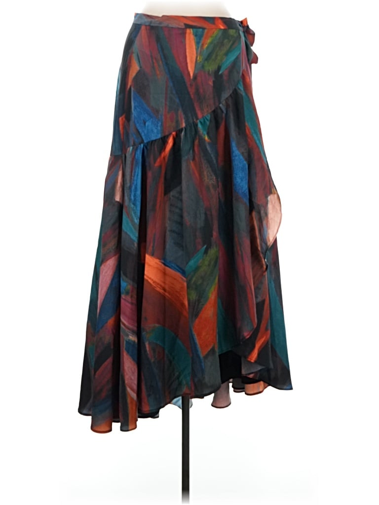 Pre-owned Hutch Formal Skirt In Teal