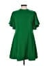 TCEC 100% Polyester Solid Green Casual Dress Size L - photo 1