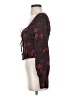 Leith 100% Polyester Burgundy Long Sleeve Blouse Size XS - photo 5