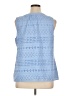Talbots Blue Sleeveless Blouse Size XL - photo 2