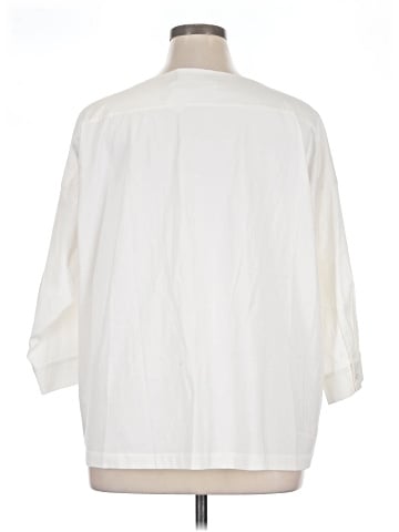 Lafayette 148 New York 3/4 Sleeve Top (view 2)