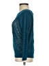 Express Metallic Teal Pullover Sweater Size S - photo 5