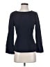 Etcetera Blue Long Sleeve Top Size 4 - photo 1