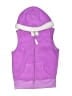 Old Navy 100% Polyester Purple Zip Up Hoodie Size 6 - 7 - photo 1