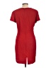 Depeche Mode 100% Polyester Solid Red Casual Dress Size 10 - photo 2
