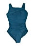 Miraclesuit Solid Teal One Piece Swimsuit Size 8 - photo 1
