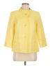 Talbots 100% Linen Solid Yellow Coat Size 8 - photo 1