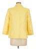 Talbots 100% Linen Solid Yellow Coat Size 8 - photo 2