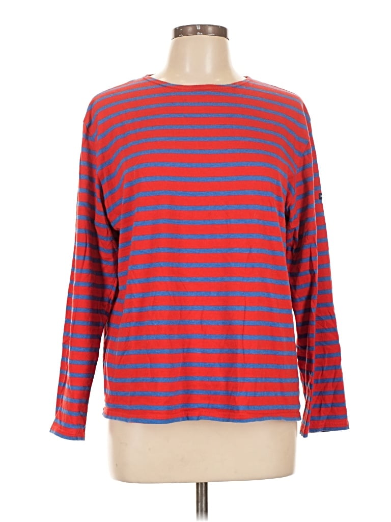 Pre-owned Saint James Long Sleeve T-shirt In Red