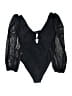 Venus Solid Black Swimsuit Top Size 8 - photo 1