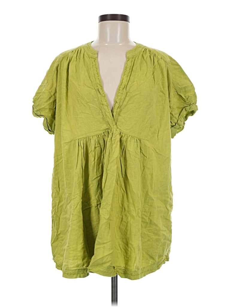 Pre-owned Free People Casual Dress In Green