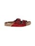 Yokono 100% Leather Red Sandals Size 9 - photo 1