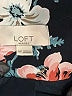 Ann Taylor LOFT 100% Polyester Floral Black Blazer Size 6 Petite - photo 6