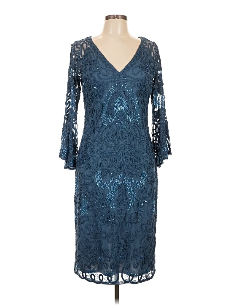 Pre-owned Js Collections Cocktail Dress In Blue