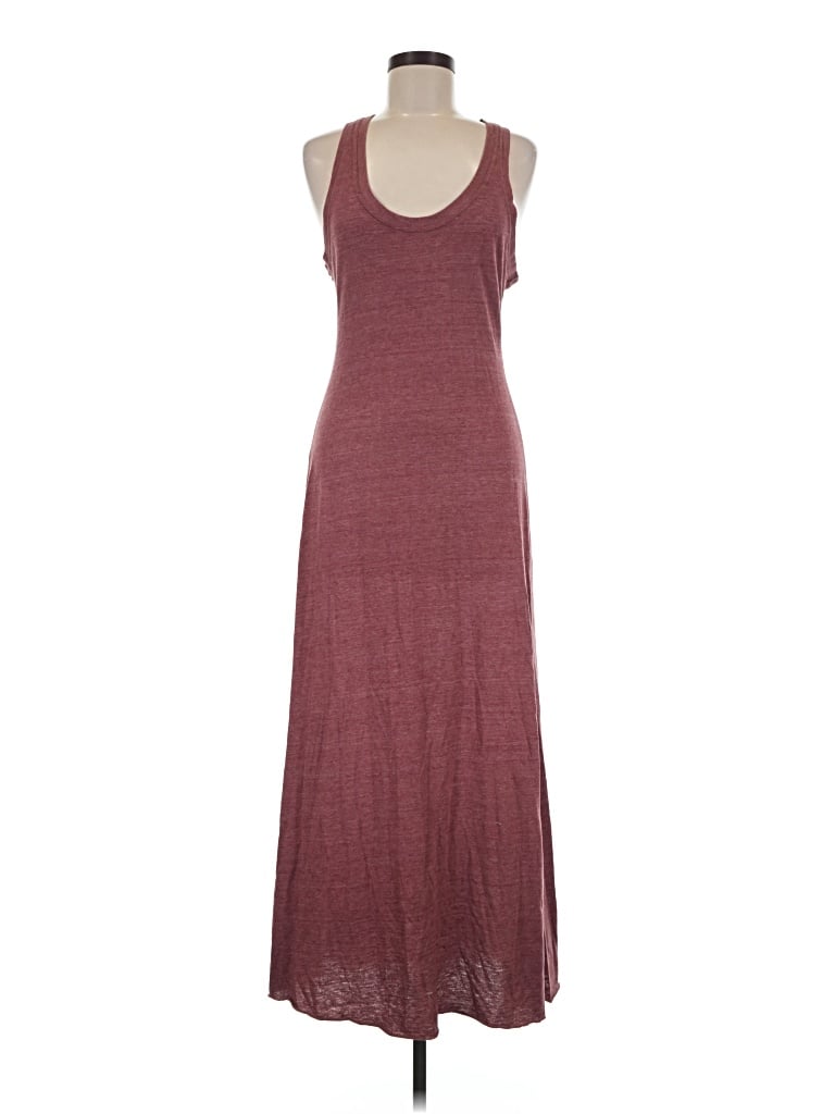 Pre-owned Alternative Earth Casual Dress In Burgundy