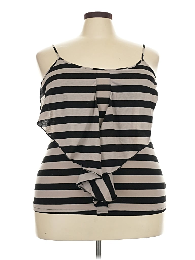 Pre-owned Xhilaration Sleeveless Blouse In Black