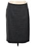 Express Design Studio Solid Gray Black Casual Skirt Size 6 - photo 1