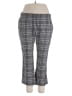 Theory Plaid Gray Wool Pants Size 16 - photo 1