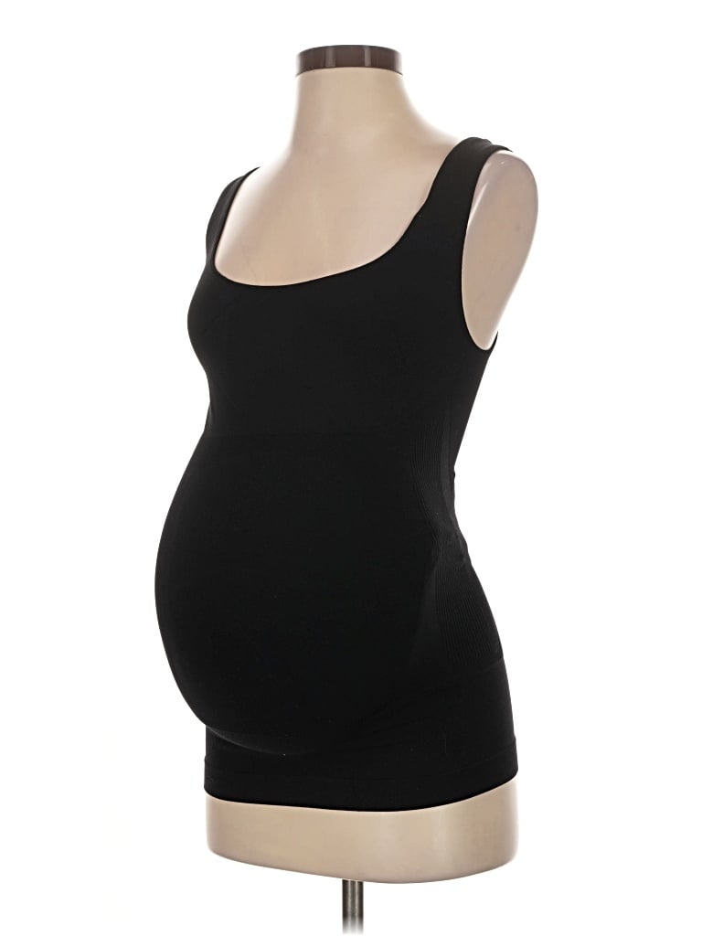 Pre-owned Blanqi Tank Top Black Strapless Neckline Tops
