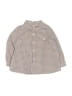 Bonpoint 100% Cotton Checkered-gingham Brown Long Sleeve Button-Down Shirt Size 12 - photo 1