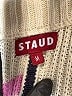STAUD Color Block Ivory Pullover Sweater Size M - photo 7