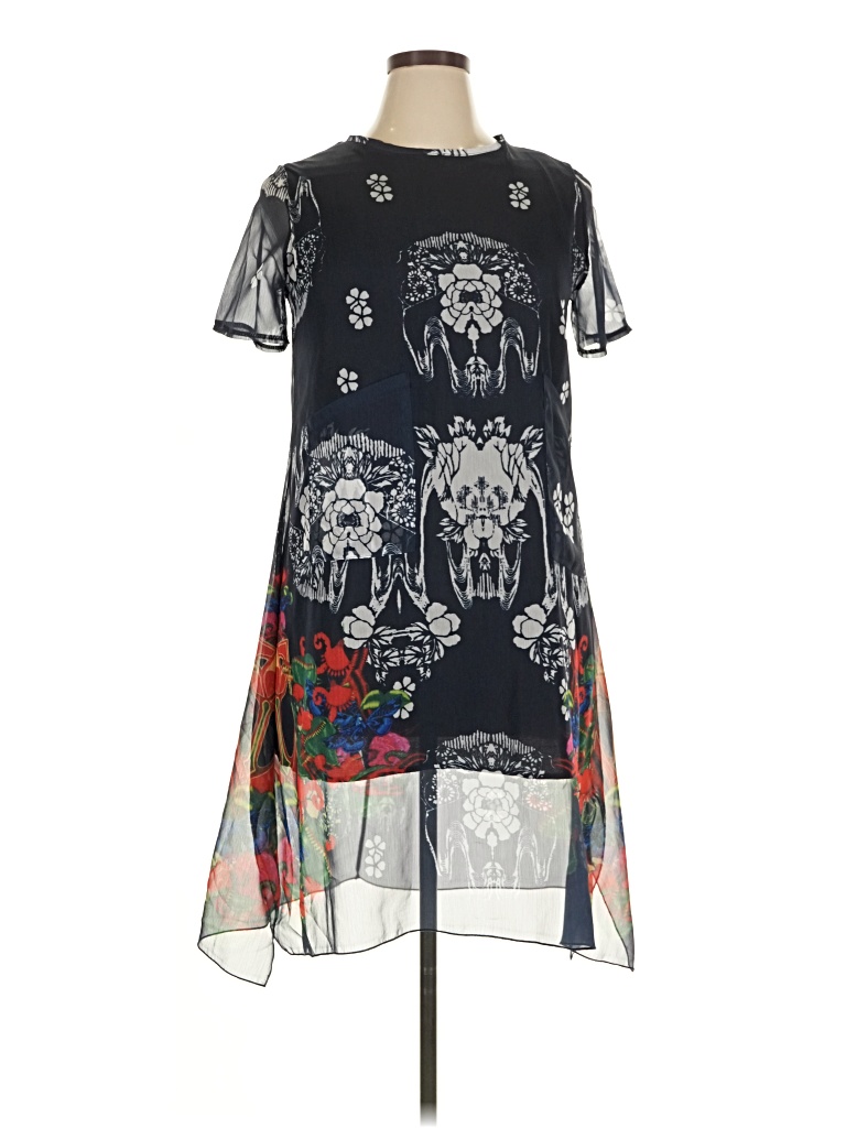 Pre-owned Assorted Brands Casual Dress In Black
