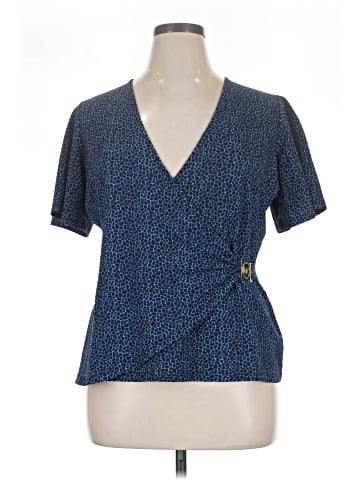 MICHAEL Michael Kors Short Sleeve Blouse (view 1)