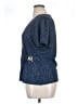 MICHAEL Michael Kors Blue Short Sleeve Blouse Size XL - photo 5