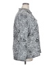 NY Collection Paisley Gray Long Sleeve Blouse Size 3X - photo 4